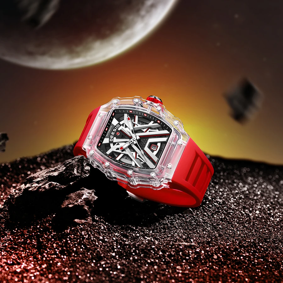

Deesio Automatic Mechanical Movement Watch For Men Luminous Waterproof Fashion Sport Self-Winding Wristwatches Man Gifts