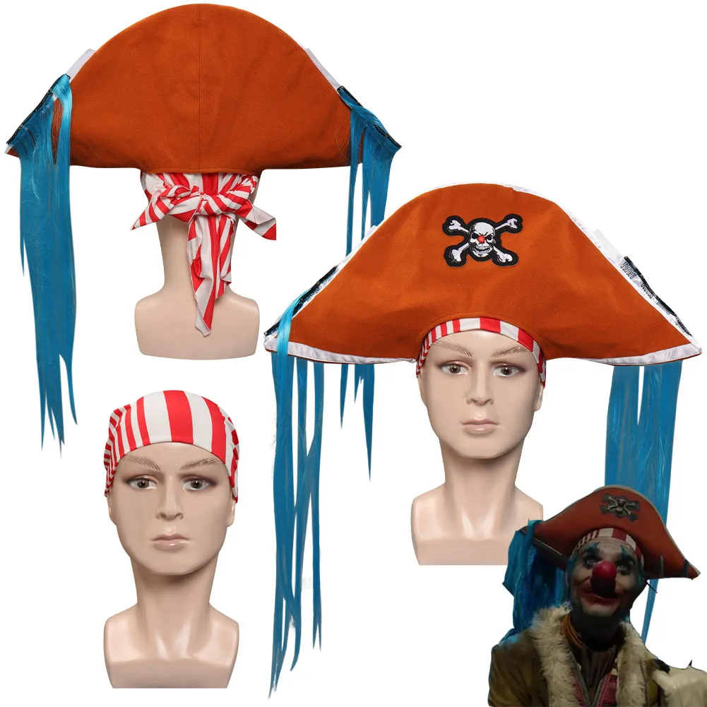 

Peice Багги Косплей пиратский головной убор шарф головной убор Взрослый мужской головной убор головная повязка на Хэллоуин карнавал костюм Ролевые аксессуары