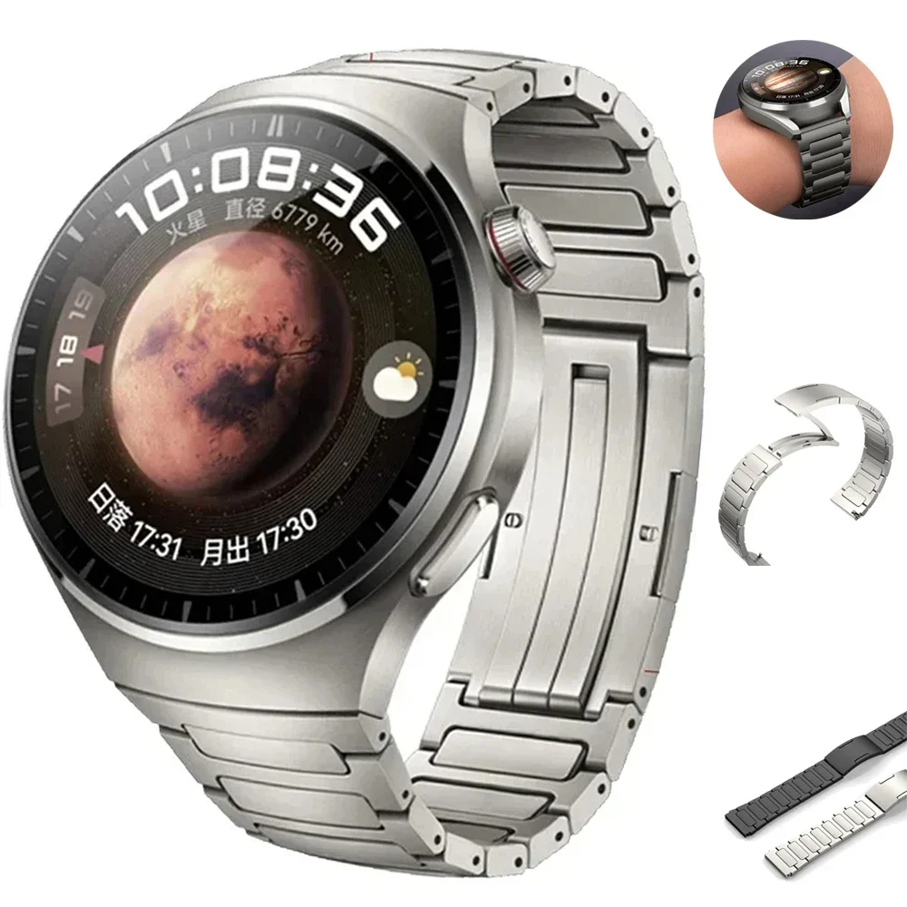 Luxury Titanium Strap - Men's Style Metal Bracelet 22mm