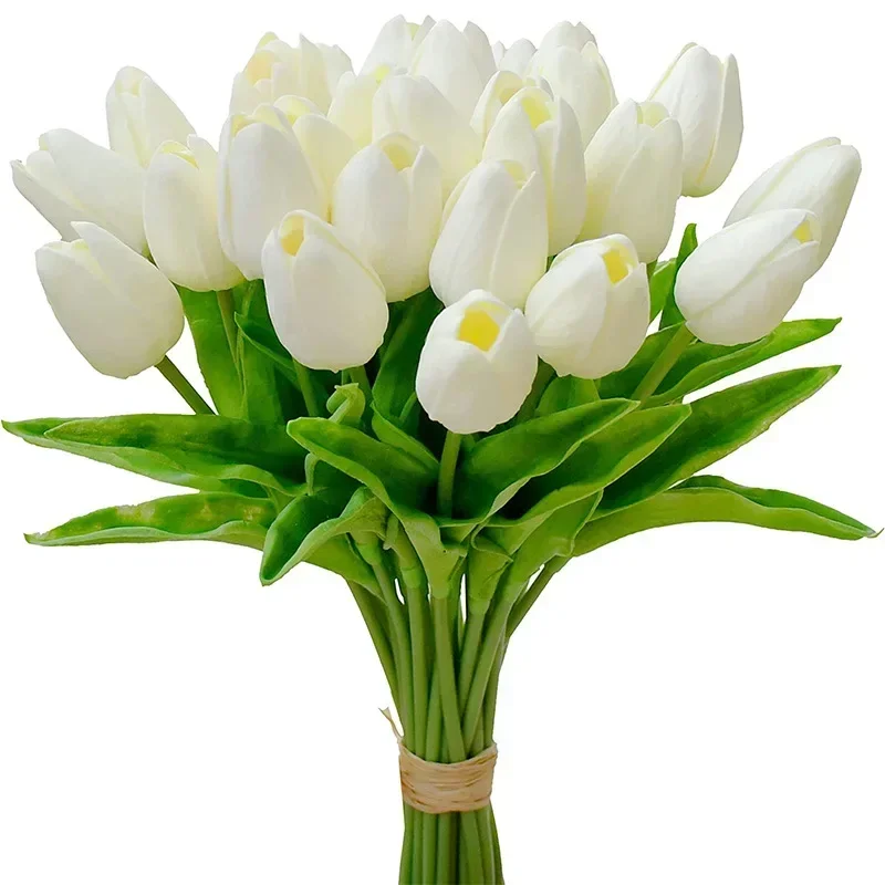 Artificial Plants Artificial Flowers Artificial Tulip Flower Artificial Flower Bouquet Artificial Flower Tulip Flower Bouquet PE Foam 5PCS