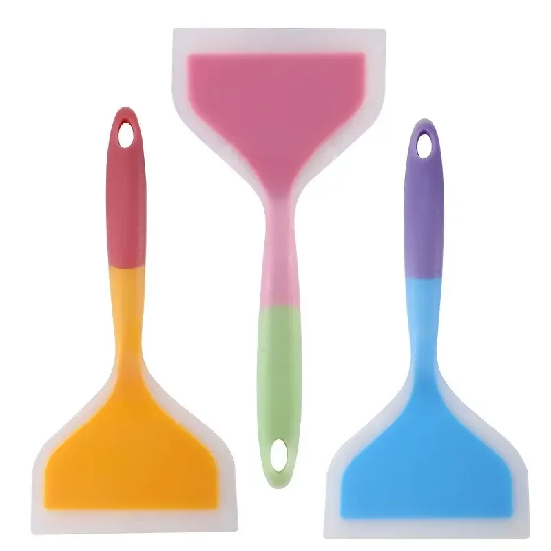 Kitchen Spatula Scoop Cooking Utensils Silicone Scraper for Beef Meat Egg Pizza pancake spatula