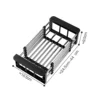 Stainless Steel Dish Drainer Kitchen Sink Rack Vegetable Rack Extendable Drying Storage Accessories Storage Kitchen Tools 6