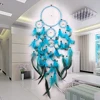 Blue Dream Catcher Pendant Hand-woven Car Decor Pendant Art Crafts Romantic Creative Handmade Black Beads for Girlfriend Gift 1