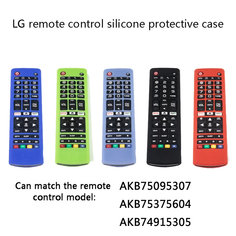 Silicone Remote Case Smart TV Remote Control Silicone Case Protective Cover Holder Skin Home Audio And Video Equipment TV Accessories
