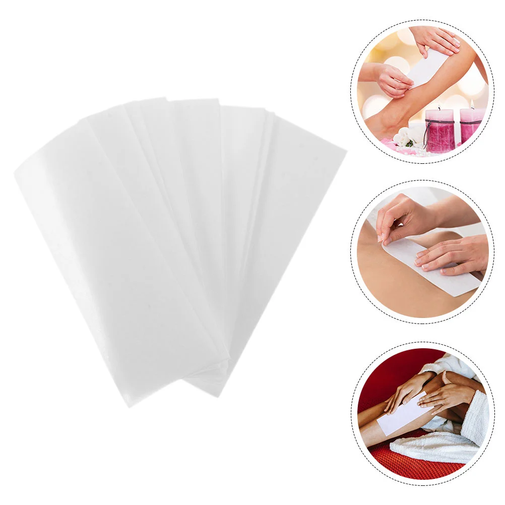 

400pcs Non Woven Fabric Wax Strips Women Men Waxing Strips for Body Face Hair Removal