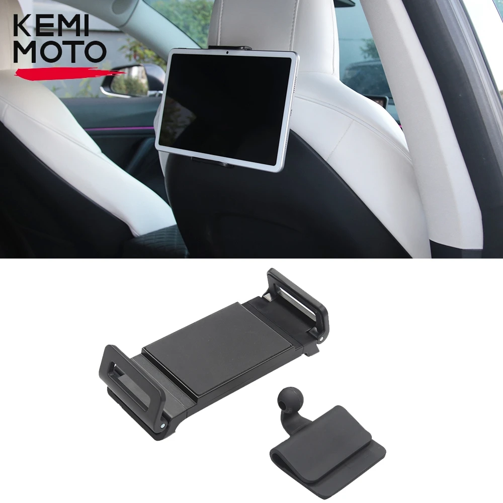 Soporte Para Tablet En Asiento Trasero De Tesla Model 3/Y - Ajustable 360°, Compatible Con Tablets De 4 A 13 Pulgadas, Fácil Instalación Sin Herramientas