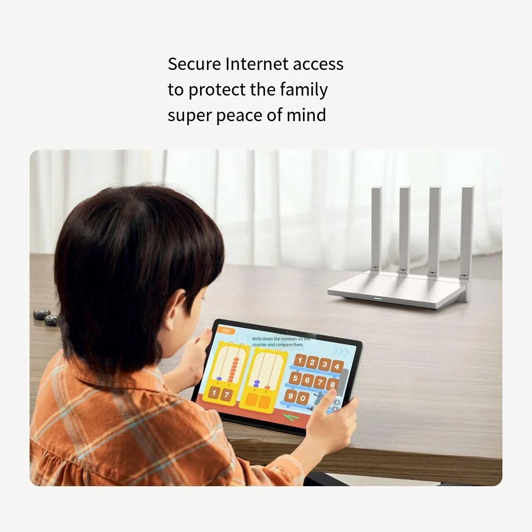 Xiaomi-roteador Wifi Redmi para Crianças Tecnologia Mesh Penetração de Parede Eficiente Proteção Online Repetidor Ax3000t 2.4g 5g - Imagem 6