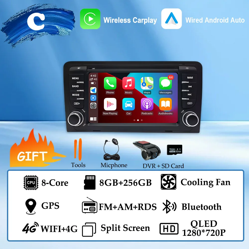 (C) 8G 256G DVR