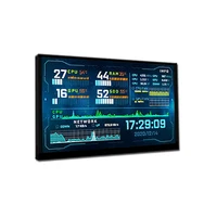 Ekran dodatkowy HD PC 5 Cal 7 Cal es dotykowy wyświetlacz monitora 4k CPU 1920*1200 detektor danych temperatury Aida64 IPS 1024*600 6