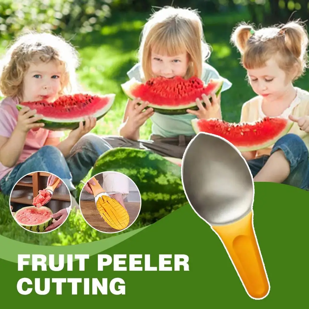 

Multifunctional Mango Slicer Pulp Separator Pit Remover Watermelon Tool Splitter Kitchen Steel Stainless Supplies Diced Fru L0M1