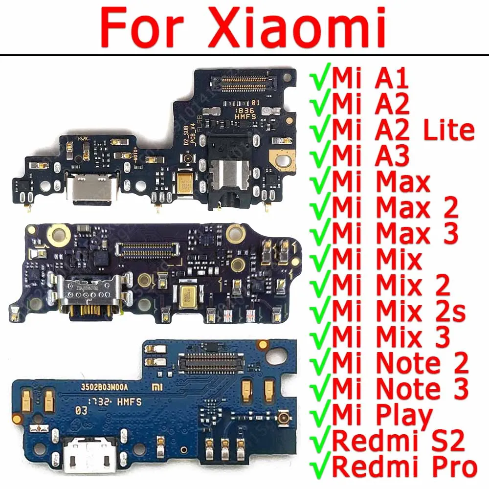 Charging Port Mi Note 10 Lite Qi Charging Charge Board For Xiaomi