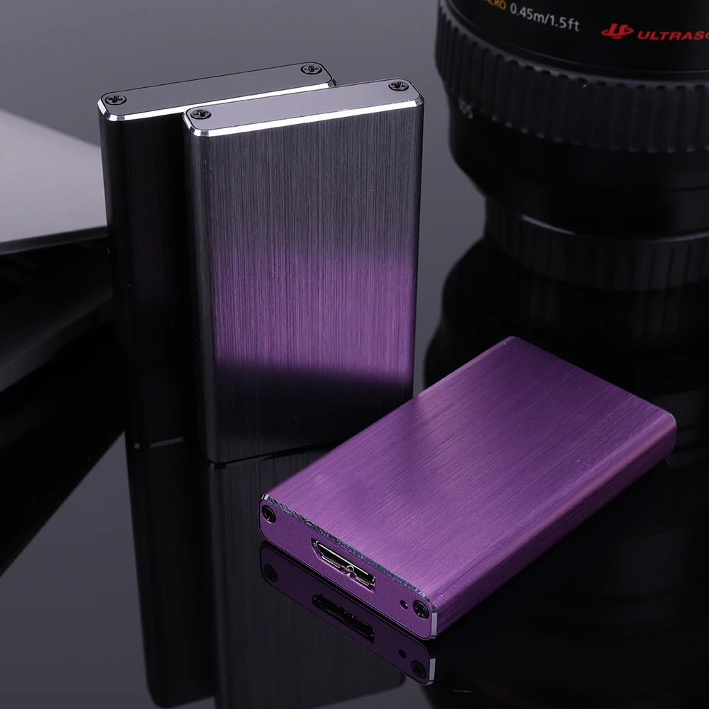 MSATA-USB 3.0 SSD Ŭ , UASP  HD ϵ ̺ ũ ڽ, 6Gbps 丮 ̽ , MSATA SSD 30x25/30x50