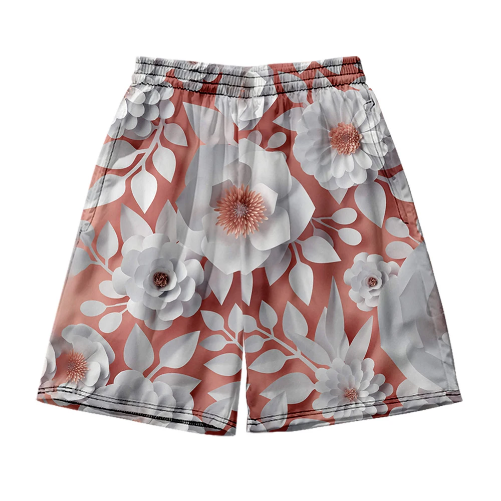 

Пляжные шорты Мужская и женская одежда 3D цифровая печать повседневные шорты модные трендовые штаны для пар 17