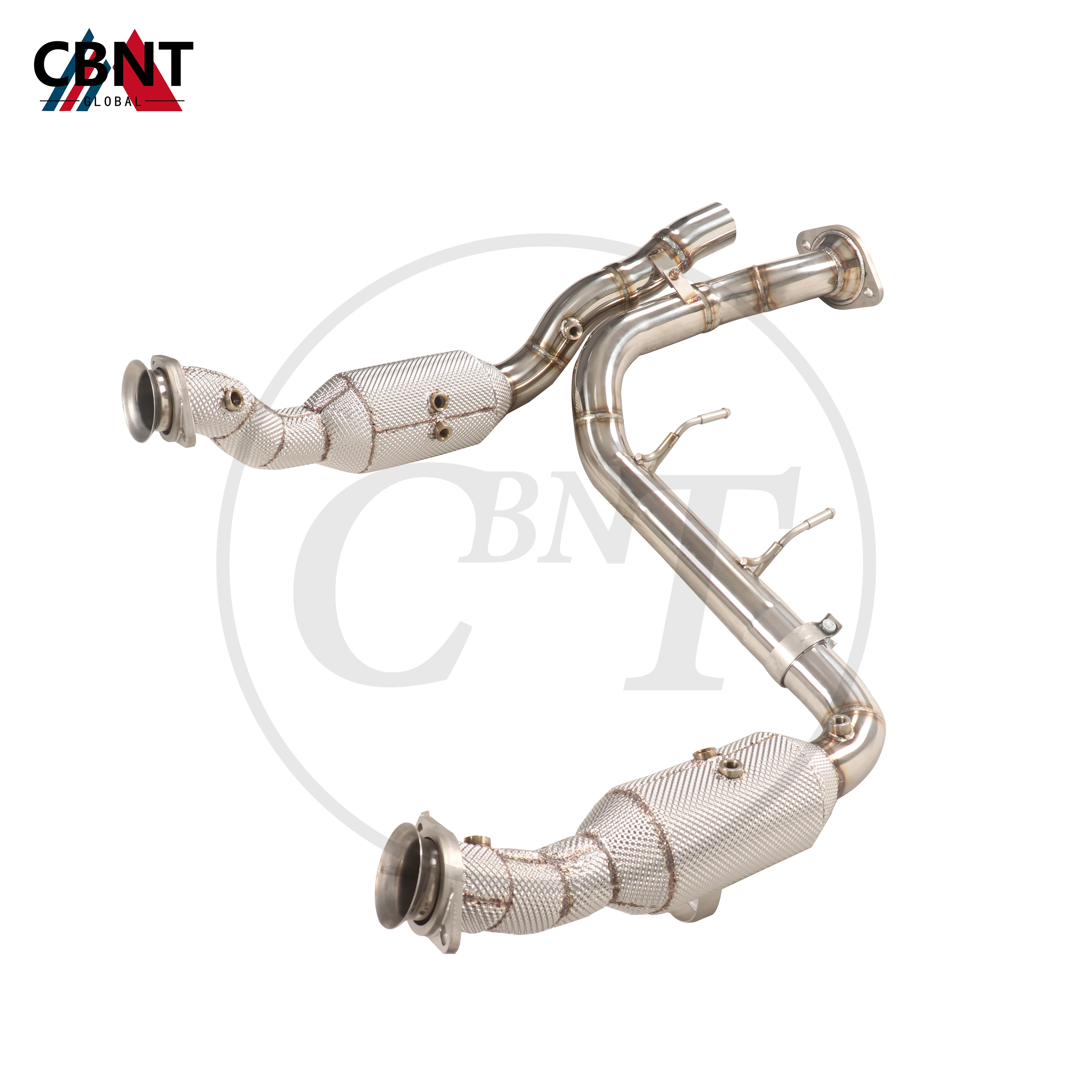 CBNTExhaustpipeHeaderforFordF150SVTRaptor35TTDownpipewith