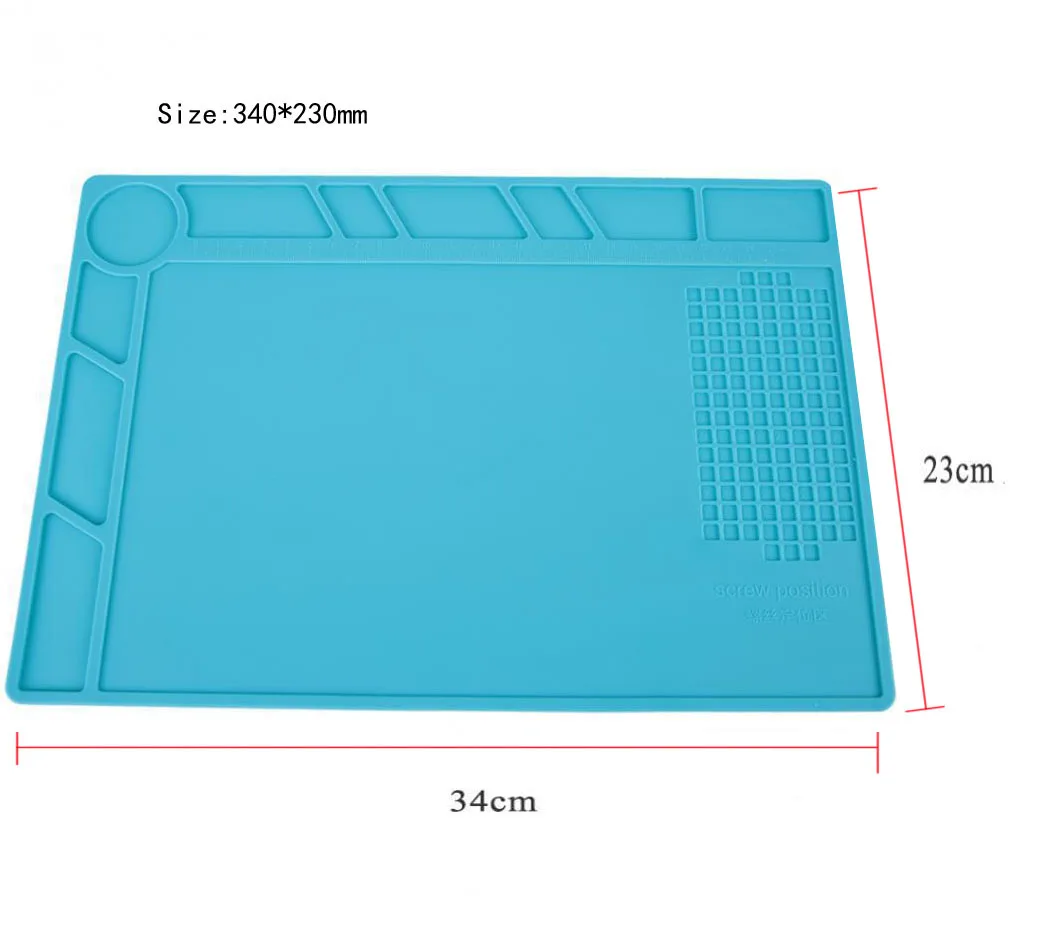 Heat Insulation Repair Pad Soldering Work Station Mat Silicon Welding Soldering Maintenance Platform portable stick welder Welding Equipment