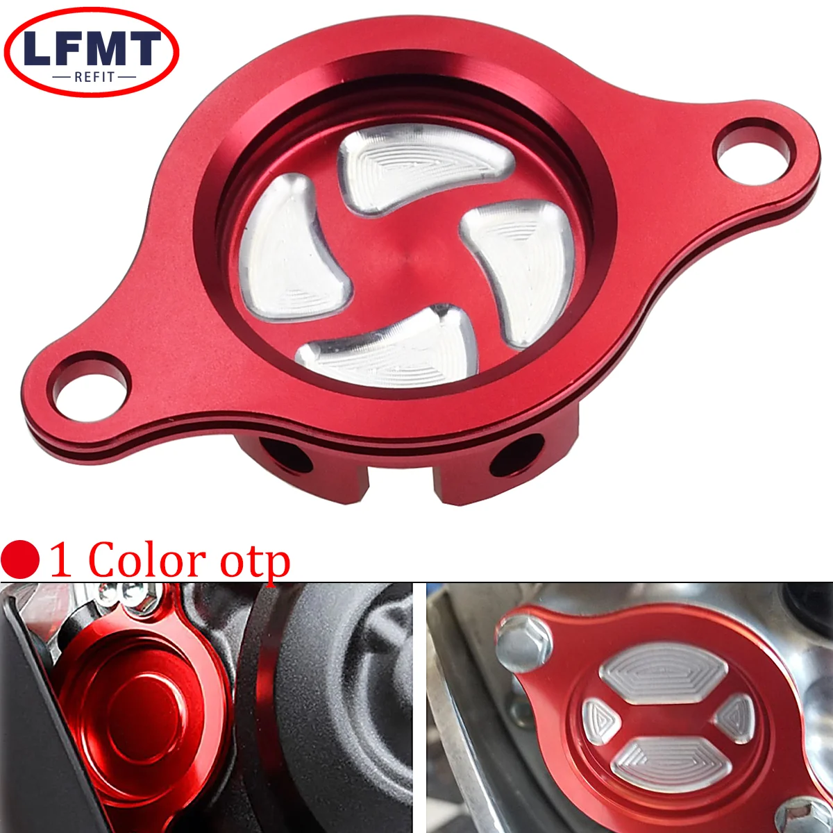 

Motorcycle CNC Aluminum Engine Oil Filter Cap Cover For Honda CRF250R CRF450R CRF 250 450 250R 450R 2009-2013 2014 2015 2016
