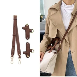 Leather Adjustable Shoulder Strap Bag Strap Belt for Small Longchamp Bag Punching Dumpling Crossbody Bag Handbag Accessories