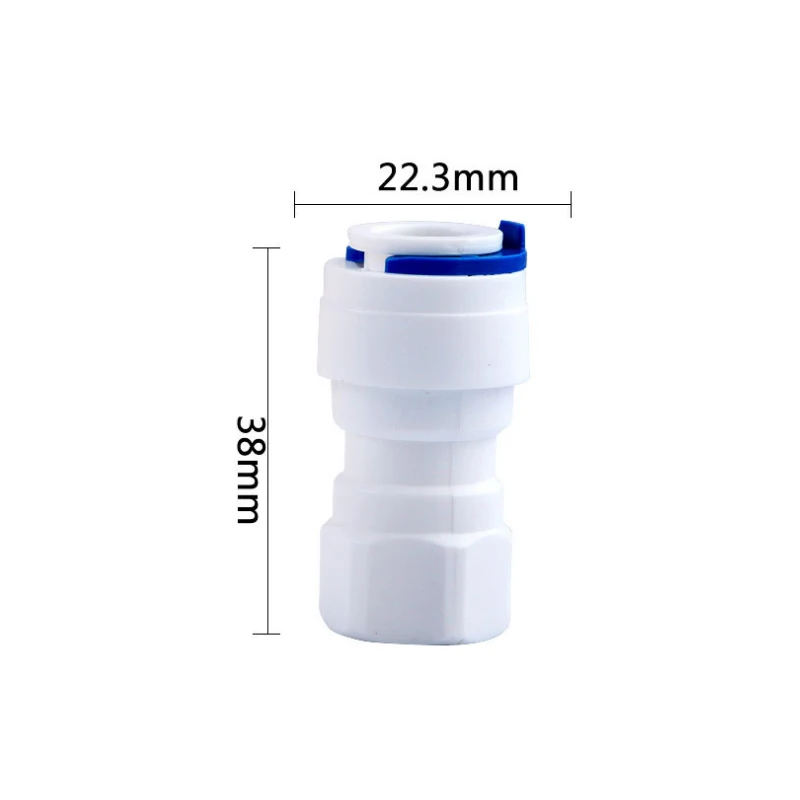 Sa7226971eff24efdbb6cb7b0d06fc815V 1/4 "gwint żeński wąż OD 3/8" RO System odwróconej osmozy wody manometr adapter 32N prosto do szybkiego łączenia