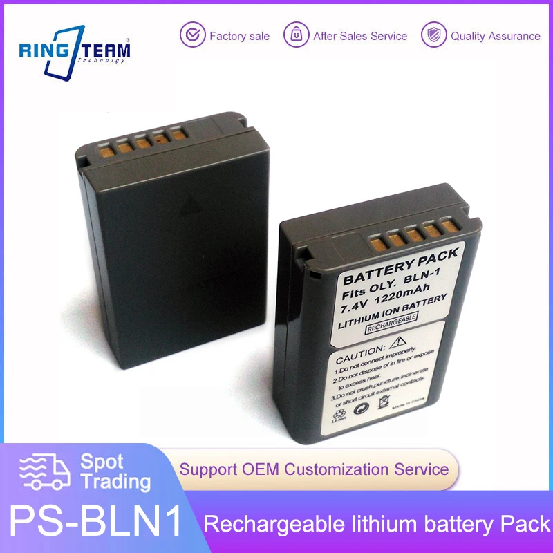 2 Pz/Lotto Batteria Ricaricabile Ps-Bln1 Bln-1 Bln1 Per Fotocamere Digitali Olympus Om-D E-M5 Ii 2 E-M1 Pen E-P5