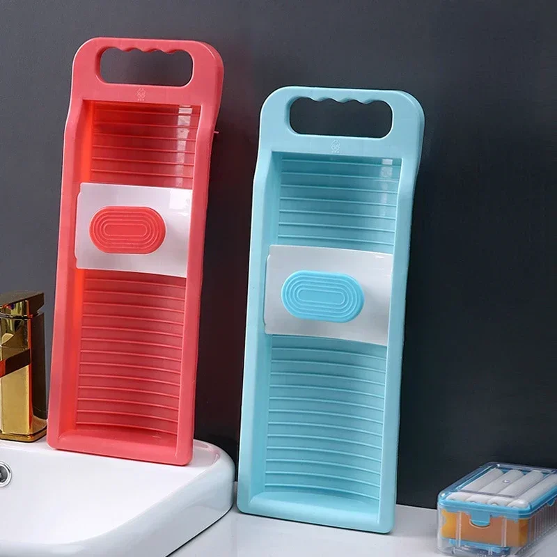 Portable Washboard Dormitory Washing Underwear Socks Washing Machine Baby Clothes Cleaning Tools Laundry Supplies Washboard laundry board