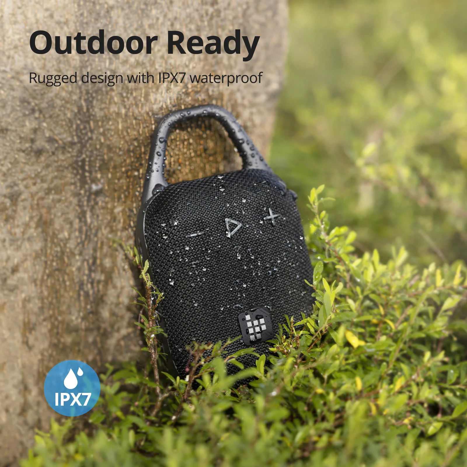 Tronsmart Mirtune H1 Speaker Portable Bluetooth Speaker with Hook IPX7 Waterproof 20H Playtime for Camping Hiking Outdoor bluetooth speaker