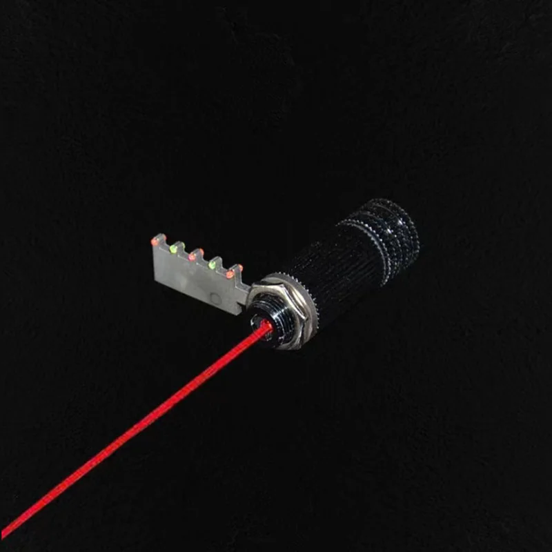 1pcs Slingshot Sight Accessory Laser Infrared Stainless Steel Six-link Mechanical Sight LED Light Fiber Optic Point slingshot bow sight