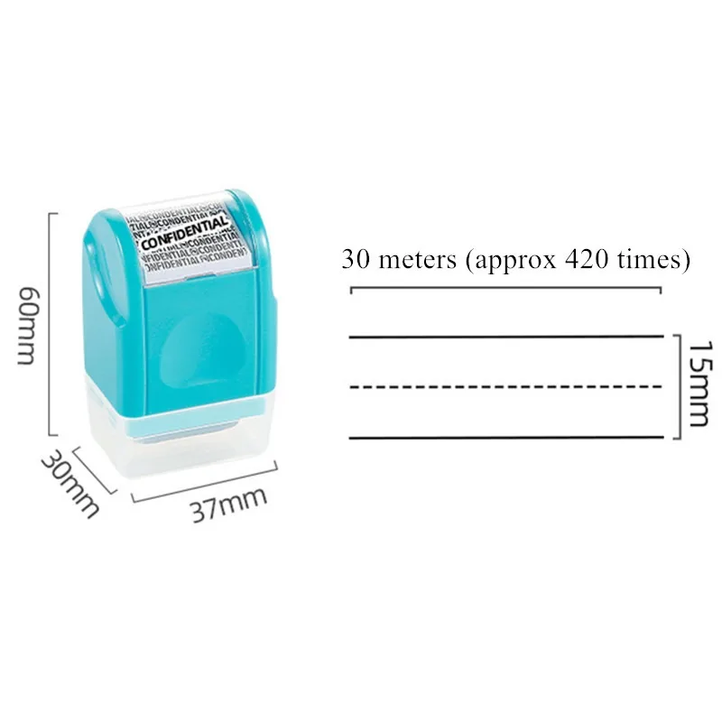 Medium Custom Self Inking Stamp .87'' x 2.36