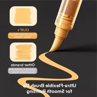 Набор акриловых маркеров-кистей, 9 шт./компл., профессиональные художественные маркеры с контролем чернил для рисования, рисования, эскизов, 2025 новый — изображение 2