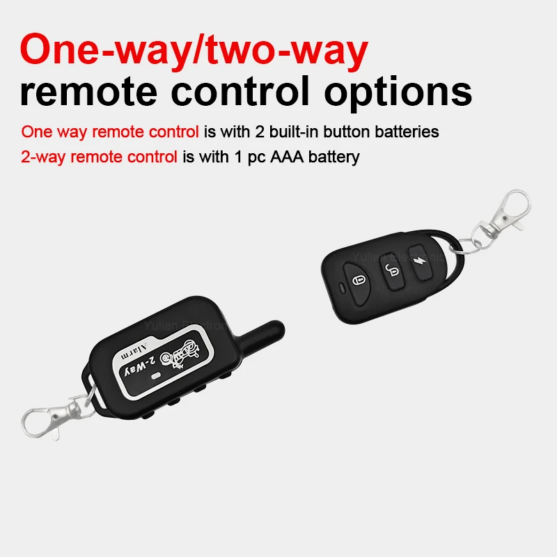 12V Waterproof Motorcycle Two Way Alarm System Anti-theft System Universal Fit For Motorcycles Motorbikes