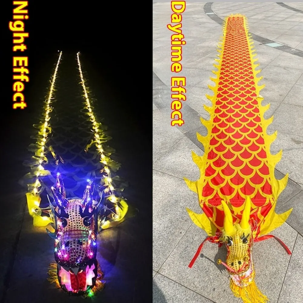 3/5/8/10 M Lightning Dragon Dance Set with Head Chinese