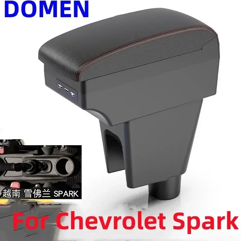 

For Chevrolet Spark Armrest Box For Chevrolet Spark 3 III Aveo T200 Car Armrest Storage Box Car Accessories Interior Details