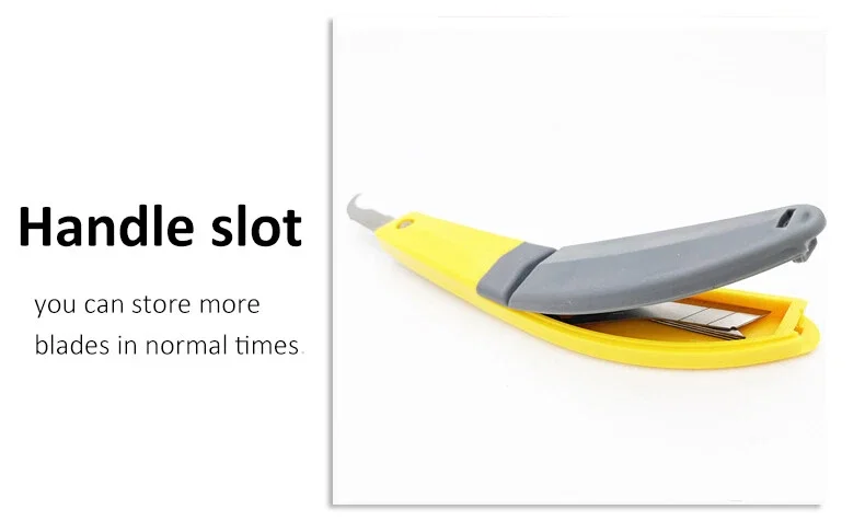2pcs Acrylic Hook Knife Plastic PVC Cutter Craft Knife Cutting Tool with 6pcs Olecranon Blade