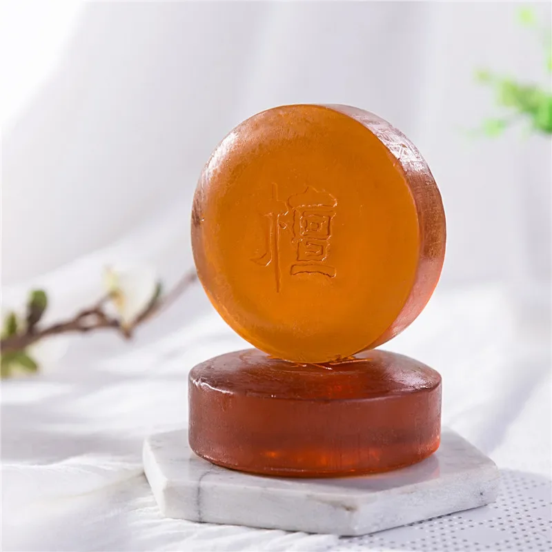 100g New Natural Sandalwood Essential Oil Soap Effective Herb Promote Sleep Essential Oil Facial Control Cleansing Soap hand soap