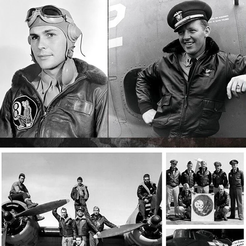 Retro Oversized Motorcycle Jacket American Air Force Pu Leather Jacket Male Female Pilots Couple Leather Motorcycle Jackets Gift