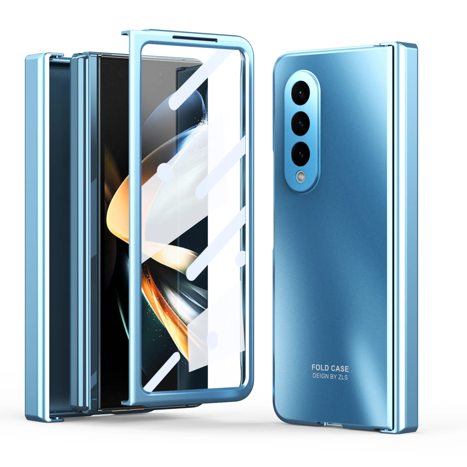 Per Samsung Z Fold3 Custodia Funda In Pellicola Di Vetro Antiurto Per Tutto Il Corpo Per Samsung Galaxy Z Fold 3 Fold3 5G Coque Protettivo