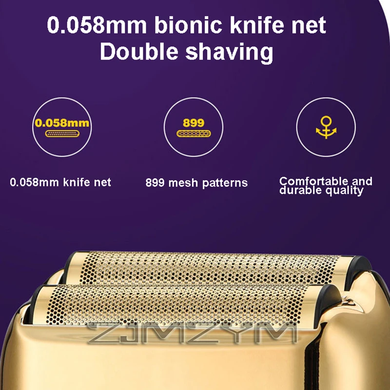 Electric Shaver for Men Waterproof Twin Blade Reciprocating Cordless Razor USB Rechargeable Shaving Machine Barber Trimmer