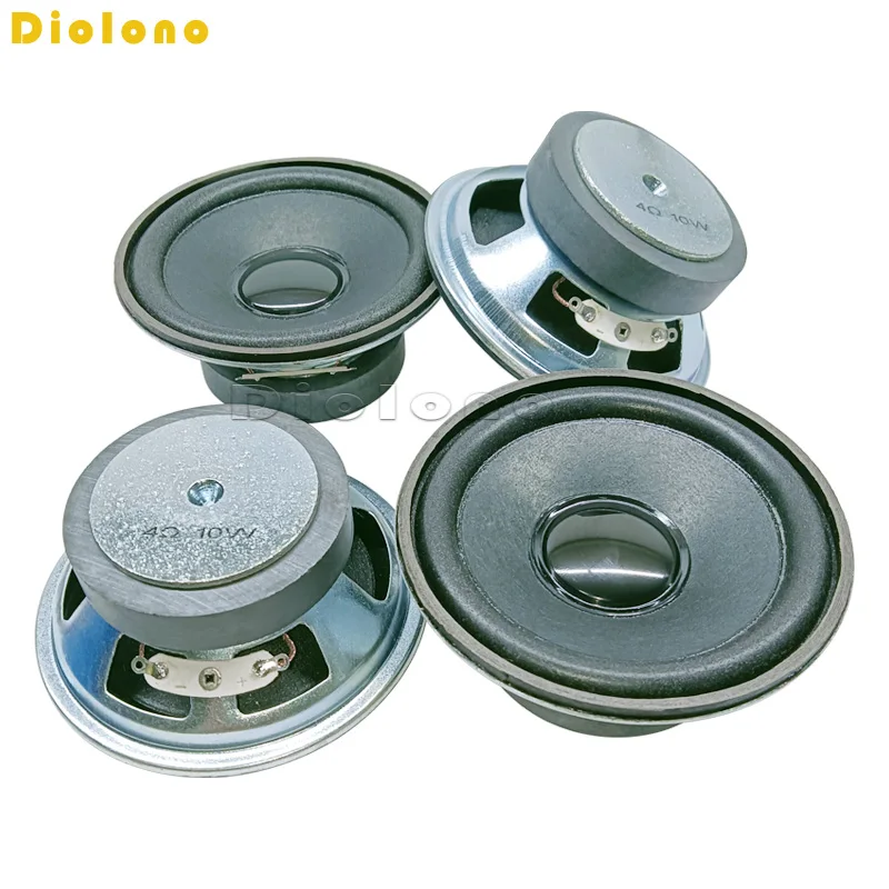 4Ohm 10W Loudspeaker Diameter 77MM 3inch Round Speaker 50MM External Magnetic Cone Black Paper Cap Height 32MM speaker bluetooth