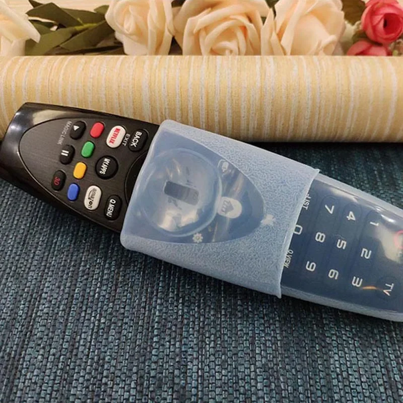 Silicone TV Remote Control Case Cover Home Air Conditioning Remote Control Storage Bag Silicone Cover Waterproof And Dustproof silicone remote case silicone remote cover silicone remote sleeve remote controller cover silicone case protector