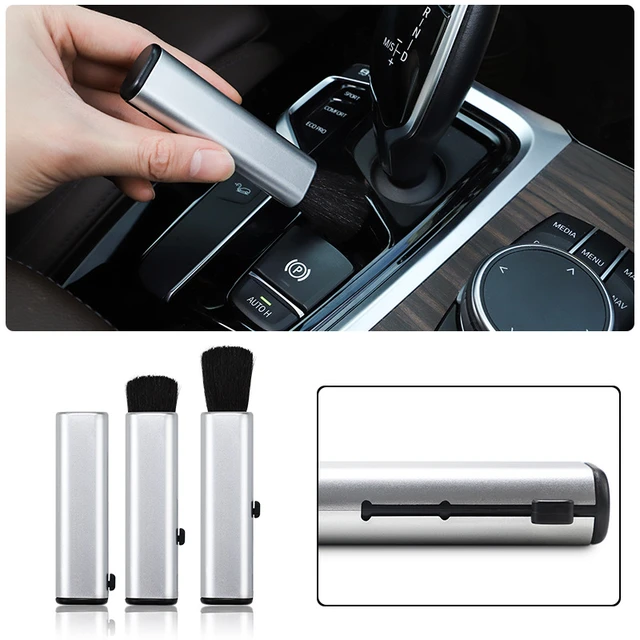 4PCS Car Cleaning Soft Brush Cleaning Brush Auto Interior Air Shell Auto  Crevice Dust Removal Brush for Car Cleaning Accessories - AliExpress