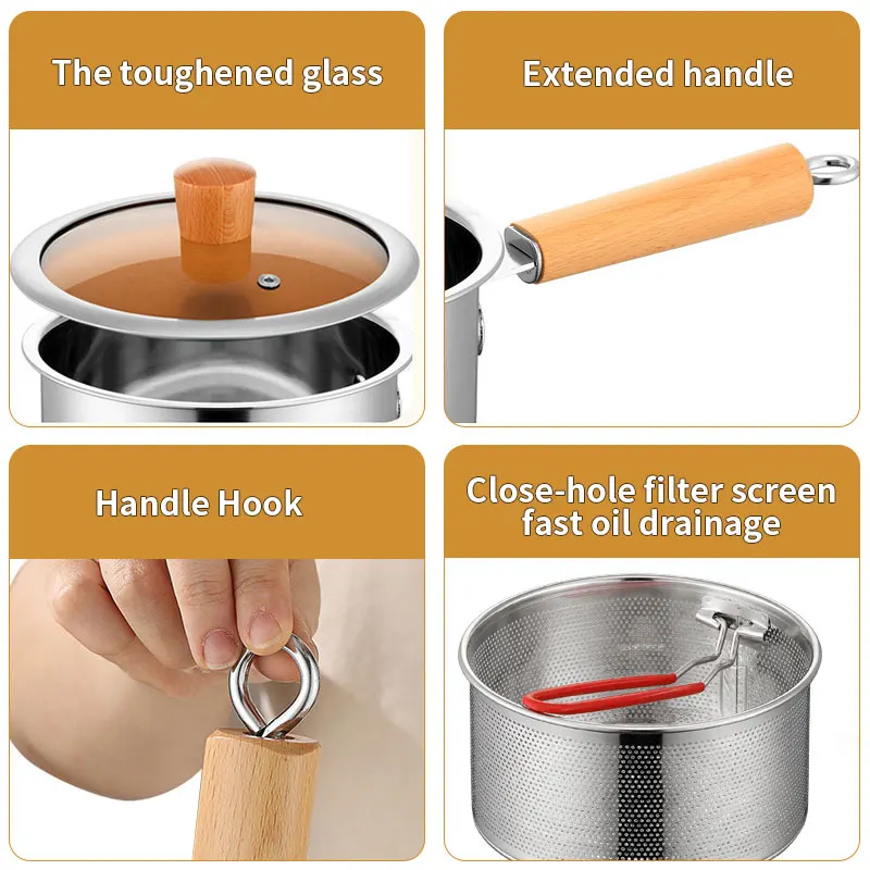 Friteuse avec panier