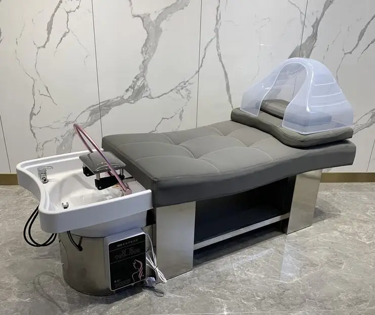 Massage shampoo bed barber shop special hair salon flushing bed beauty salon fumigation head treatment water circulating