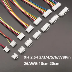 5 Sets JST XH2.54 Wire Cable Connectors - Assorted Pin Options & Lengths - 5Pin (Length 20CM)