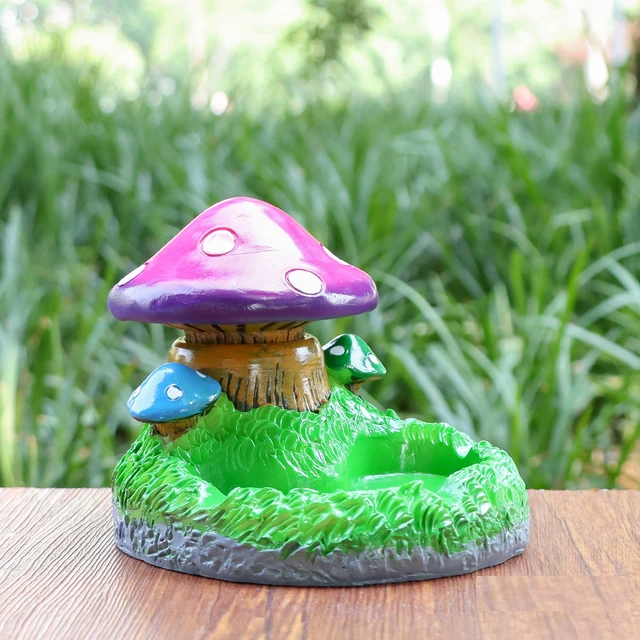 2023 New Fashion Mini Mushroom Ashtray Creative Resin Ashtray Lovely Home  Use Smoking Accessories - AliExpress