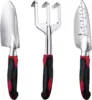 Garden Tool Set with Non-Slip Rubber Grip, Heavy Duty Garden Trowels, Cast-Aluminum Hand Shovels, 3 Pcs 2