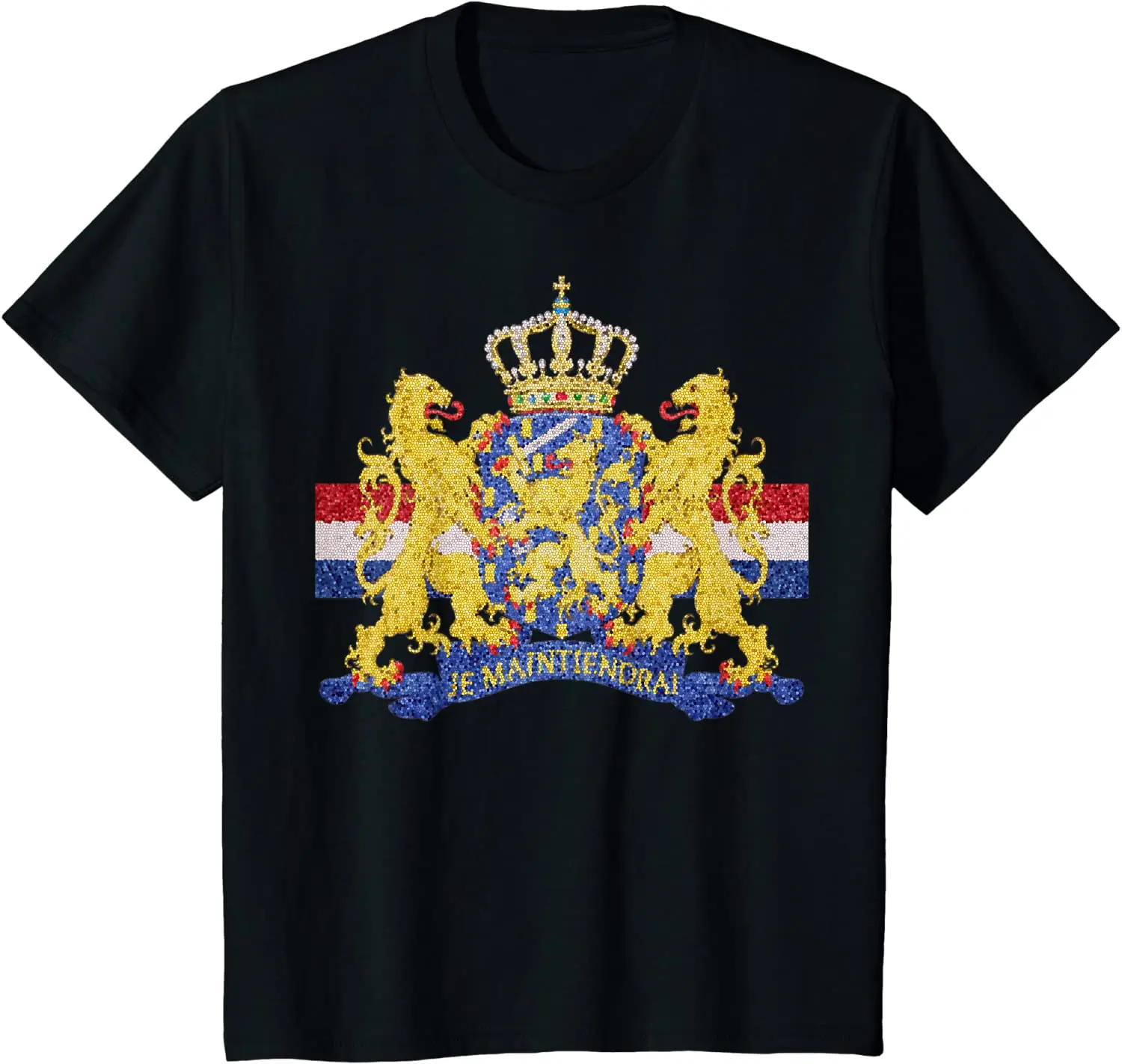 

Fashion Netherlands Flag Heritage Coat of Arms Printed T Shirt. 100% Cotton Short Sleeve O-Neck Casual T-shirts New Size S-3XL