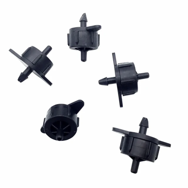 Garden Drip Irrigation System Fittings 2L/4L/8L Pressure Compensated Dripper Detachable/Washable Flow Stabilizer 20/50/100 Pcs 3