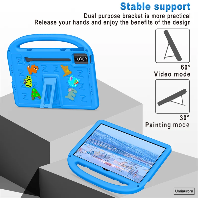 Kid-Friendly Shockproof Tablet Case Stand with EVA Protection