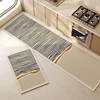 Carpet for Kitchen Rug PVC Waterproof Floor Mat Anti-slip Long Carpets Leather Oil-proof Foot Mats Japanese Home Decoration Rugs 1