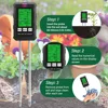 Digital 6 in1 Multi-functional Soil PH Meter PH/Temperature/Sunshine/Air Humidity/Nutrient/Fertility Tester Gardening Tool 4