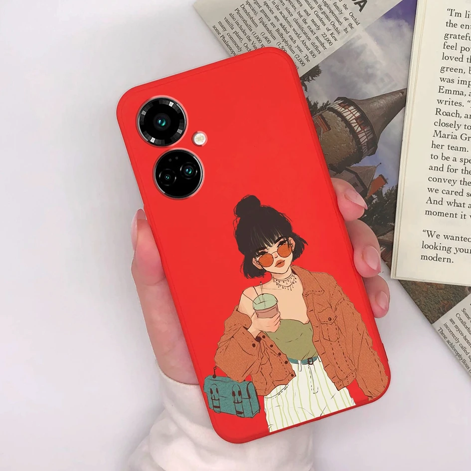 Fashion Sweet Girls Soft Silicone TPU Protective Phone Cover Case